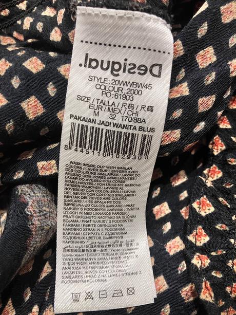 Dámska vzorovaná blúzka (m), desigual,m