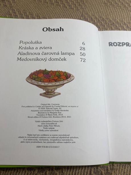 Rozprávkový šlabikár - popoluška, 