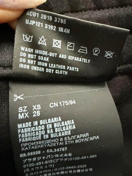 Teplaky prada, prada,xs