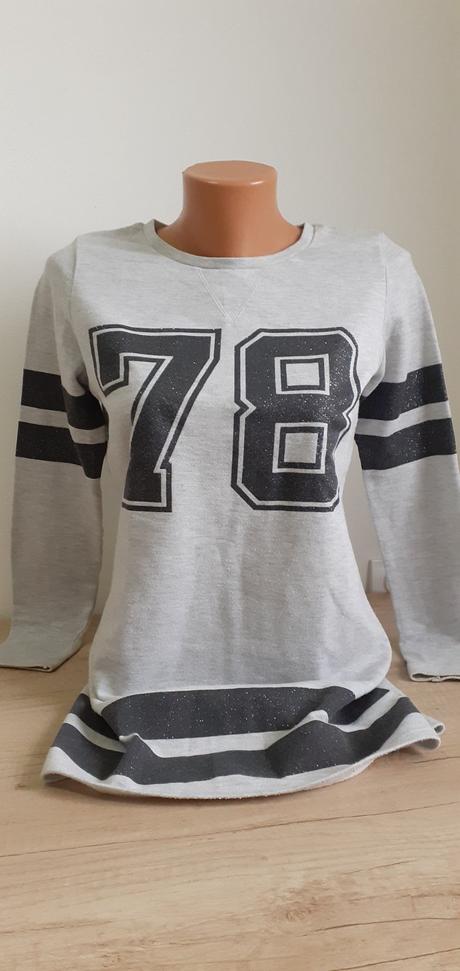 Predĺžená mikina / mikinové šaty, 158