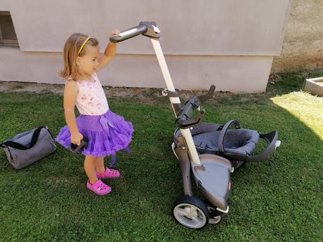 Kočík stokke xplory v4 black melange, stokke,stokke xplory v4