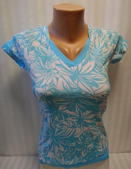 Elastická súprava top a trištvrťáky benter modro č, benter,m