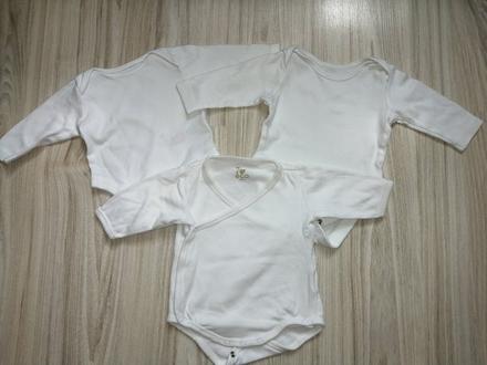 3 ks biele body, f&f,56