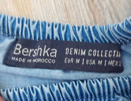 Denimový letný overal, bershka,m