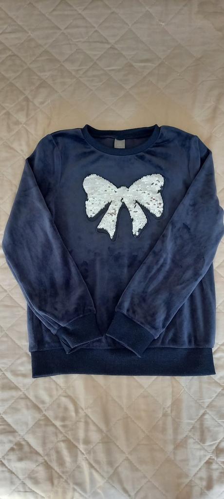 Jemná zamatová mikina, f&f,134