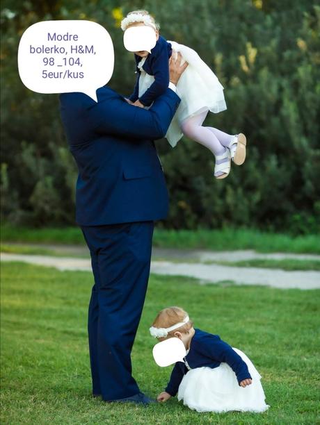 Slávnostné šaty pre družičky 98, h&m,98