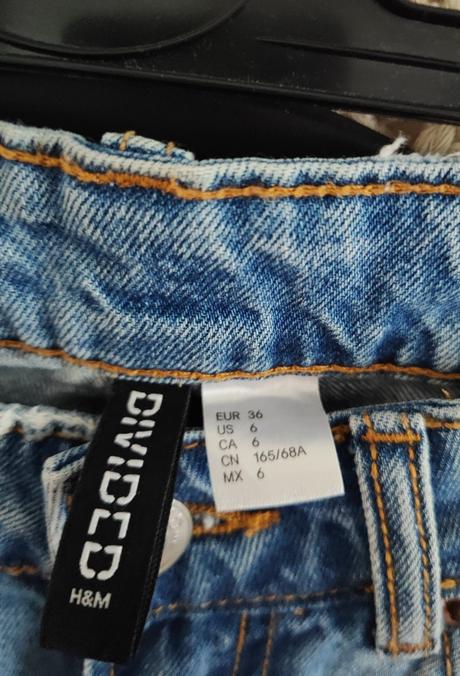 Roztrhané džínsy h&m, h&m,s