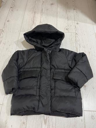 Čierna dievčenská bunda zara 116, zara,116