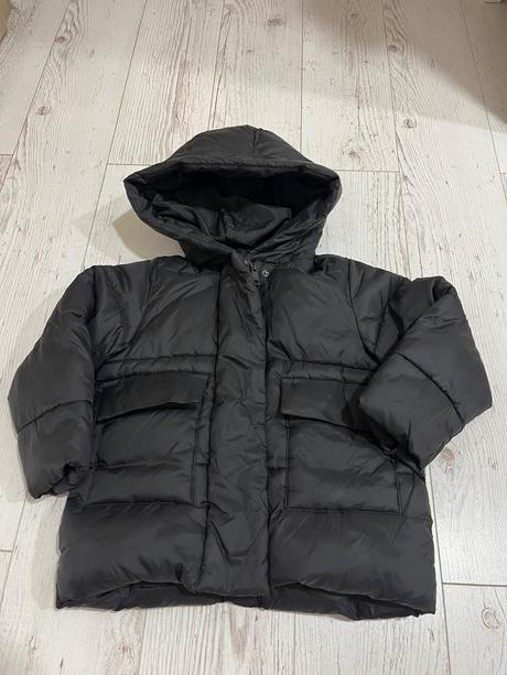 Čierna dievčenská bunda zara 116, zara,116