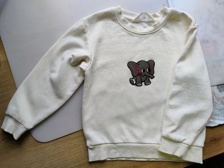 Pulover s obrázkom, h&m,110