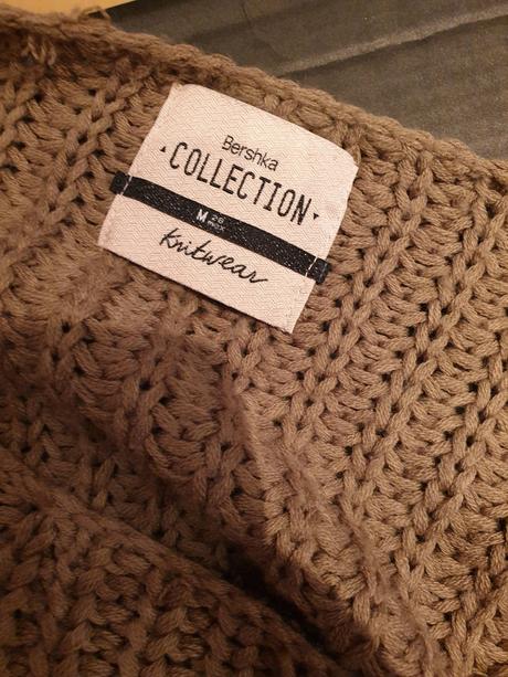 Pleteny sveter, bershka,m
