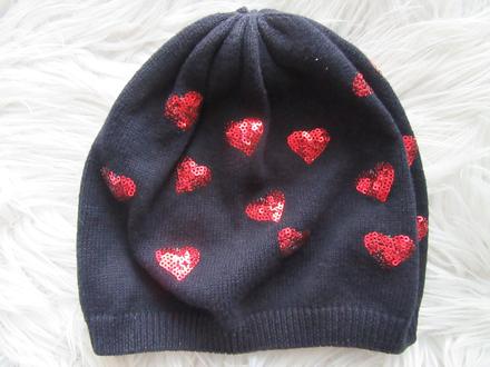 Srdiečková čiapka, h&m,110