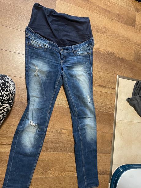 Tehotenské rifle, h&m,40