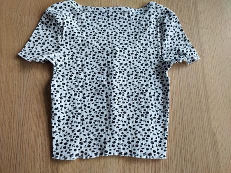 Crop tričko, fishbone,xs