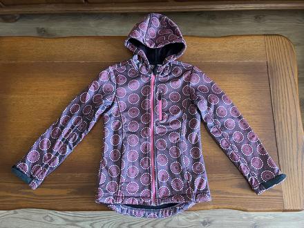 Softshellová outdoor bunda s mandalami 122/128, crivit,122