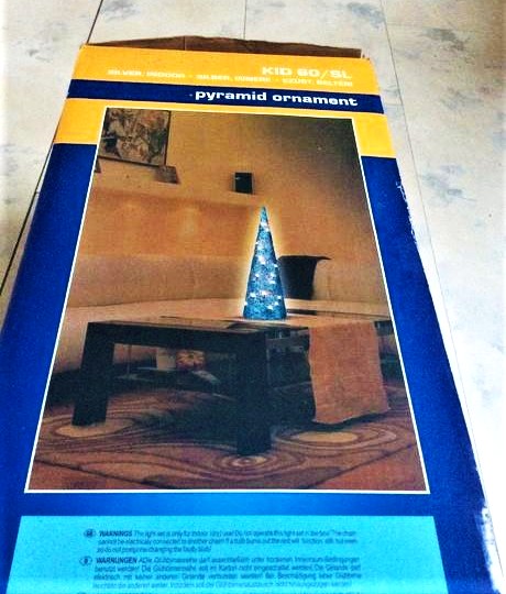 Vianočný kužeľ - lampa, 