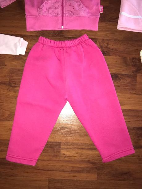 Krásny dievčenský ružový jesenný/jarný balík, 86–98