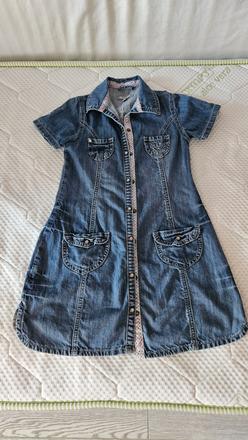 Riflové šaty veľ 128, 128