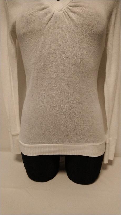 Biely pulóvrikový top popr. pulóvrik, jennyfer tay, xs