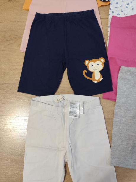 Kraťasové legíny, h&m,128