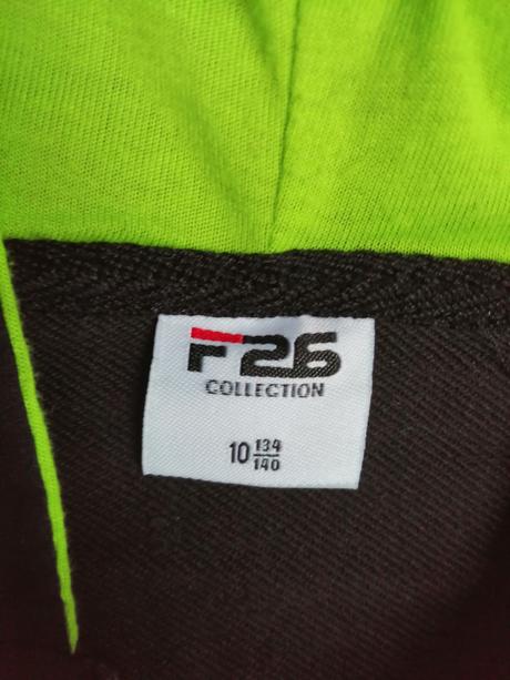 Mikina pre chlapcov cierno zelena vel. 134/140, 134