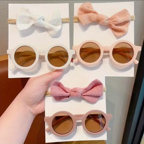 Detská sada okuliare + čelenka, 