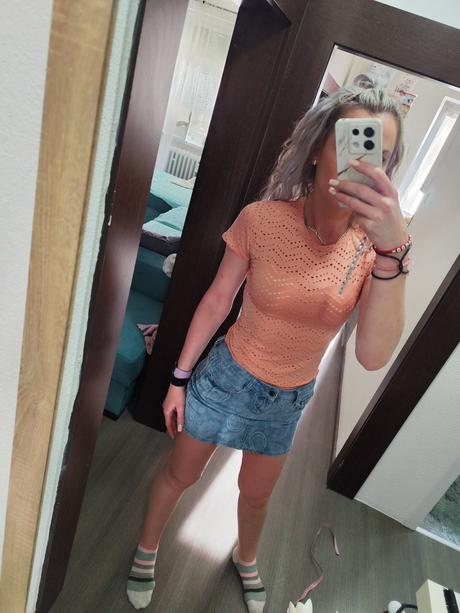 Letné dierkované tričko veľ. s, s