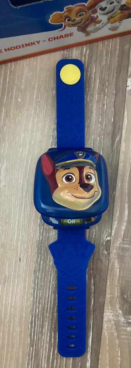 Detské hovoriace hodinky -chase,ako nové,