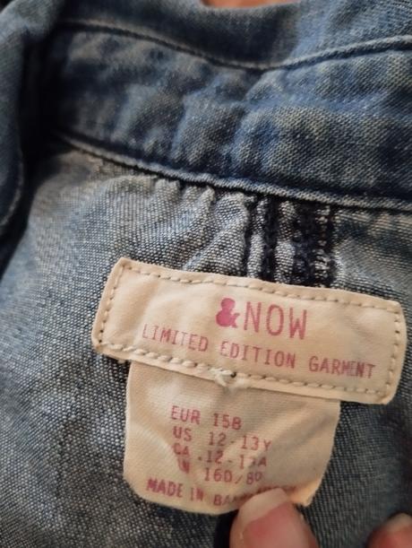 Detské riflové šaty, 158