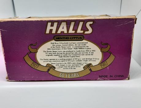 Model fowler steam lorry, 