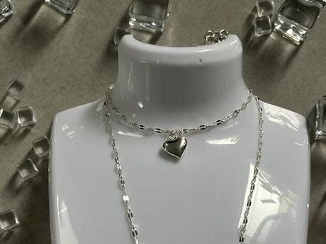 Strieborna ag925 suprava nahrdelnik a naramok, 