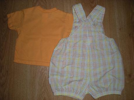 Nohavice na traky a tricko, vel 56, 56