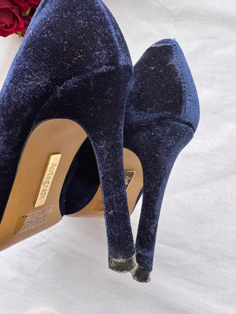 Autograph - zamatové lodičky, marks & spencer,38