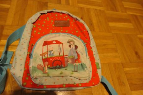 Santoro krasny ruksak, santoro