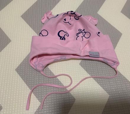Prechodná čiapočka s uškami ružová zn. rada, rada,52