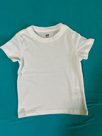 Biele tričko, h&m,92