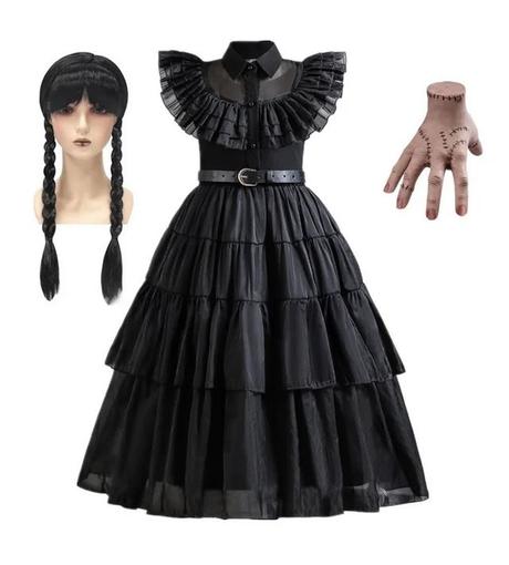 Kostým wednesday addams,