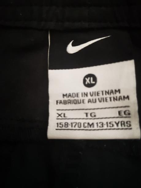 3/4 športové nohavice, nike,164