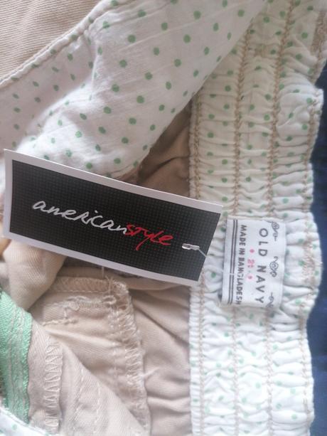 Nohavice letné dievčenské, 3/4 dĺžka, 2r., old navy,98