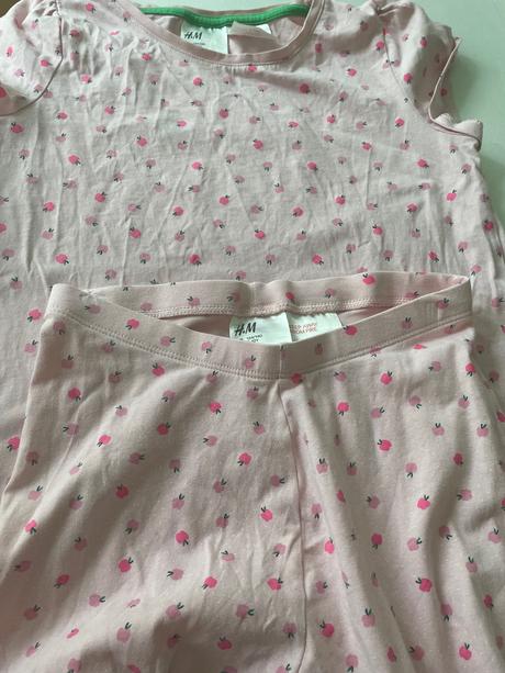 Pyžamko jabĺčko 8-10 rokov, h&m,140
