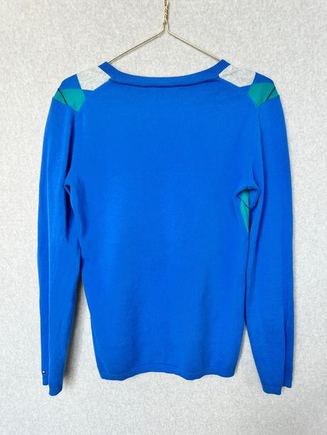 Tommy hilfiger pulóver - argyle vzor, tommy hilfiger,xs