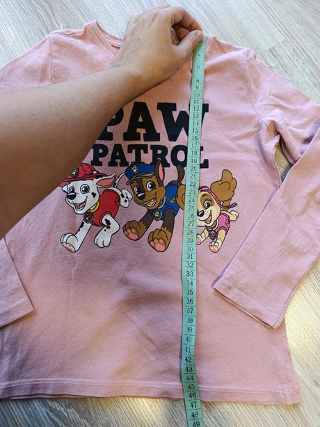 Set 3 dievčenských tričiek - labková patrola, sinsay,122