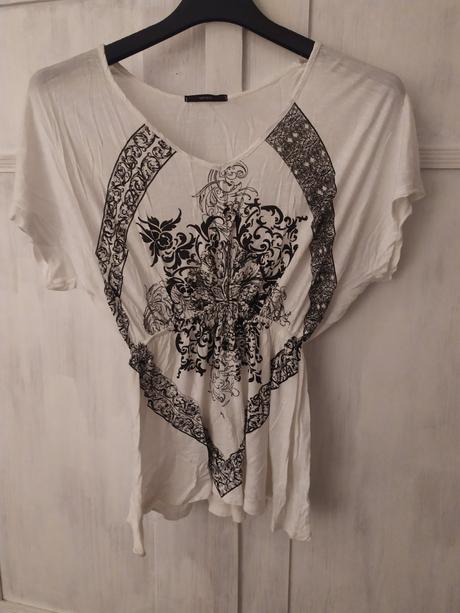 Biela ľahká tunika, s