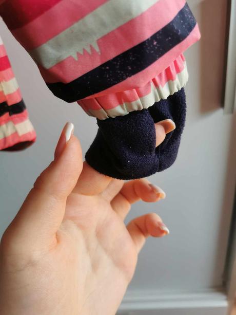 Lupilu zimný kabát pásikavý, crivit,110