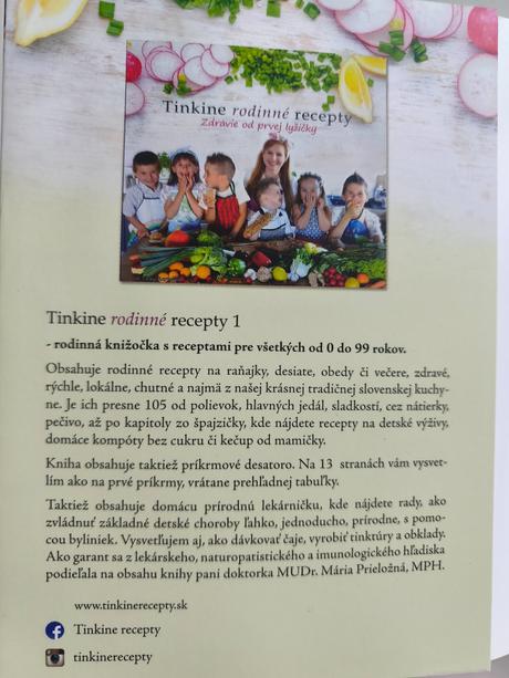 Kniha tinkine rodinné recepty 1, 