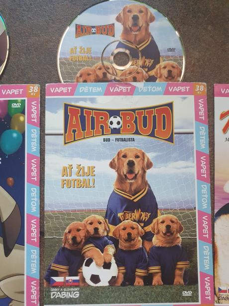 Dvd maxík, air bid, můj pritel pes,