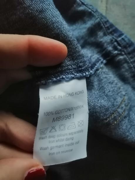 Džínsové šaty v140, 9-10r., 140