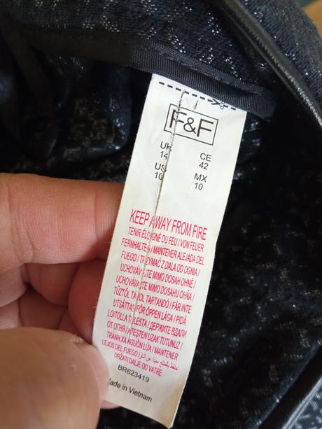 Lurexové nohavice, f&f,42