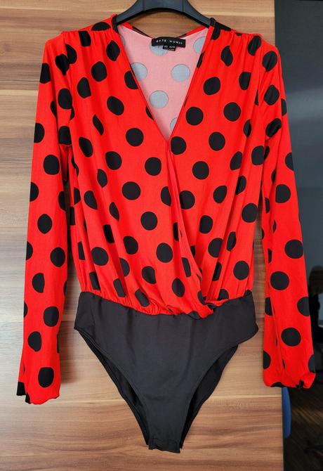 Červené bodkové body, xs/s, gate,xs