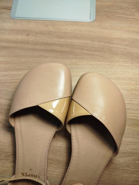 Shapen barefoot sandálky poppy beige leather, 37